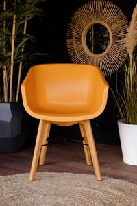 Amalia Rondo jídelní židle Hartman s eucalyptus podnoží Barva: yellow