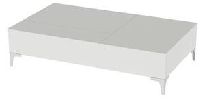 Designový konferenční stolek Achelle 121 cm bílý