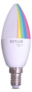 Retlux - LED RGBW Stmívatelná žárovka C37 E14/4,5W/230V 2700-6500K Wi-Fi Tuya