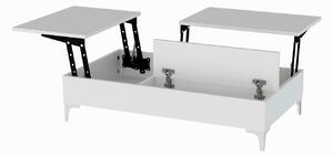 Designový konferenční stolek Achelle 121 cm bílý