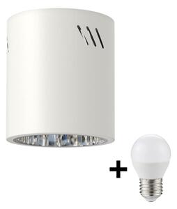 LED Bodové svítidlo GEORGE 1xE27/6W/230V pr. 11 cm bílá