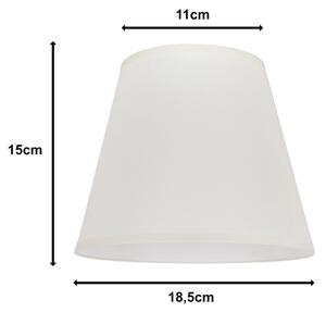 Duolla - Stínidlo k stolní lampě SOFIA XS E14 pr. 18,5 cm krémová