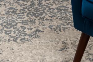 Kusový koberec vlněný JADE 45016/100 OSTA Ornament vintage béžový modrý Rozměr: 67x130 cm