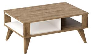 Designový konferenční stolek Radhika 90 cm vzor dub