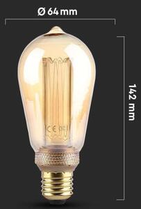LED Žárovka FILAMENT ST64 E27/4W/230V 1800K Art Edition