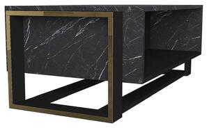 Designový konferenční stolek Olivera 106,4 cm černý