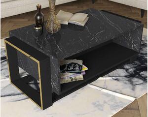 Designový konferenční stolek Olivera 106,4 cm černý
