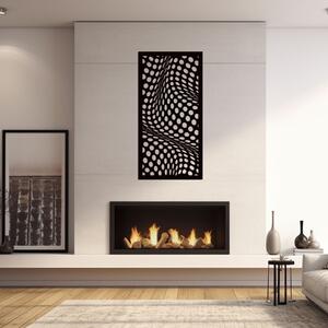 Dřevo života | Dřevěný dekorační panel WAVES | Rozměry (cm): 20x40 | Barva: Borovice - limitovaná edice