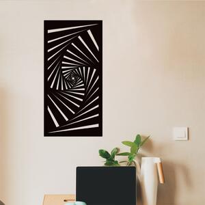 Dřevo života | Dřevěný dekorační panel na zeď SCHODIŠTĚ | Rozměry (cm): 20x40 | Barva: Černá
