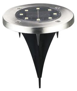 LED Solární svítidlo SOLLY LED/1,2V 6500K pr. 11,5 cm 300 mAh IP44 chr