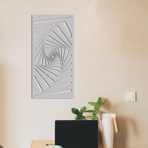 Dřevo života | Dřevěný dekorační panel na zeď SCHODIŠTĚ | Rozměry (cm): 20x40 | Barva: Bílá