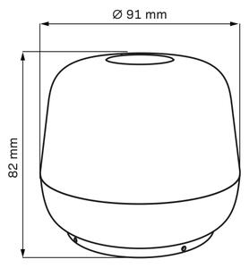 LED Stmívatelná stolní lampa SAMBA LED/1,2W/5V USB 1200 mAh IP44 černá