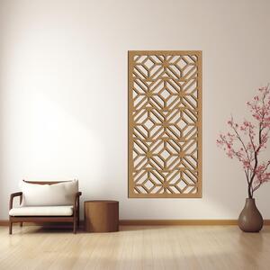 Dřevo života | Dřevěný dekorační panel na zeď CROSS | Rozměry (cm): 20x40 | Barva: Buk