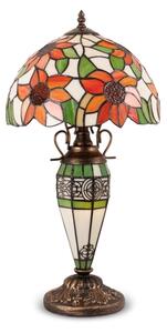 Brilagi - Tiffany vitrážová stolní lampa SUNFLOWER 1xE27/60W/230V + 1xE14/40W