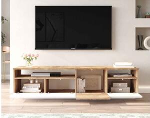 Designový TV stolek Belisario II 180 cm bílý