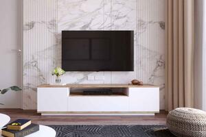 Designový TV stolek Belisario 180 cm bílý