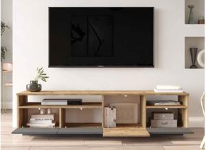 Designový TV stolek Belisario II 180 cm antracitový
