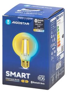 LED Stmívatelná žárovka FILAMENT G80 E27/6W/230V 2700-6500K - Aigostar