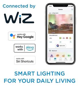 SADA 2x LED Stmívatelná žárovka Philips A60 E27/8W/230V Wi-Fi