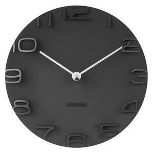 NÁSTĚNNÉ HODINY, černá, 42/42/5 cm Karlsson, Online Only