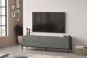 Designový TV stolek Ulysse 170,3 cm stříbrný