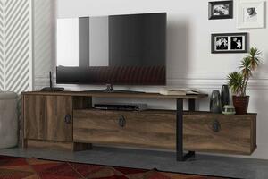Designový TV stolek Abeni 180 cm vzor ořech
