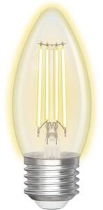 LED Stmívatelná žárovka FILAMENT C35 E27/4,5W/230V 2700-6500K Wi-Fi - Aigostar