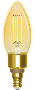 LED Stmívatelná žárovka FILAMENT C35 E14/4,5W/230V 2700-6500K Wi-Fi - Aigostar