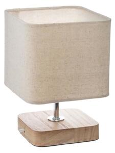 Atmosphera - Stolní lampa TOXEY 1xE14/25W/230V borovice/béžová