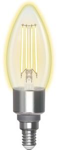 LED Stmívatelná žárovka FILAMENT C35 E14/4,5W/230V 2700-6500K Wi-Fi - Aigostar