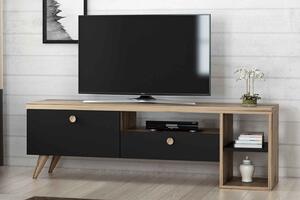 Designový TV stolek Ximena 150 cm černý