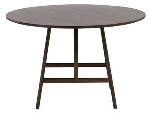 Jídelní stůl Kaseindon, tmavě hnědý, 100x100