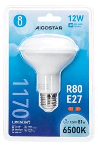 LED Žárovka R80 E27/12W/230V 6500K - Aigostar