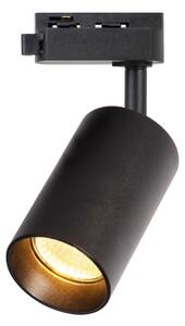 Bodové svítidlo do 1-fázového lištového systému PIPE 1xGU10/10W/230V černá