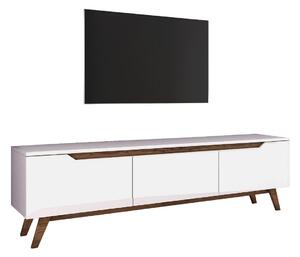 Designový TV stolek Eilis 180 cm ořech bílý