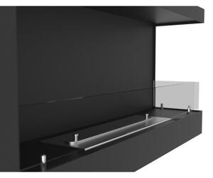 InFire - Rohový BIO krb 45x90 cm 3kW černá