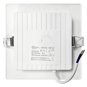 LED Podhledové svítidlo SQUARE LED/9W/230V 4000K 14,5x14,5 cm bílá