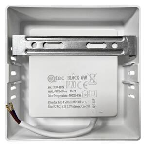 LED Stropní svítidlo BLOCK LED/6W/230V 4000K 12x12 cm bílá