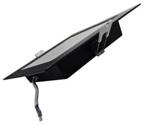 LED Podhledové svítidlo SQUARE LED/12W/230V 4000K 17x17 cm černá