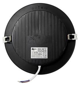 LED Podhledové svítidlo CIRCLE LED/18W/230V 4000K pr. 22 cm černá