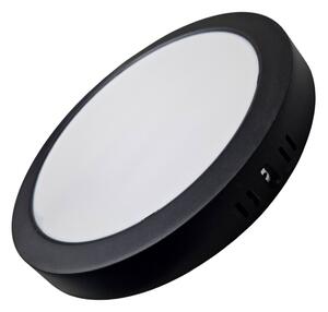 LED Stropní svítidlo ROUND LED/24W/230V 4000K pr. 28,8 cm černá