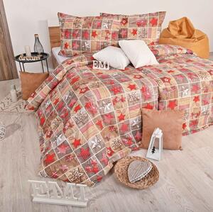Vánoční bavlněné povlečení Ginger EMI, Standardní set jednolůžko obsahuje 1x 140x200 + 1x 70x90