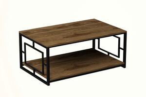 Designový konferenční stolek Gabriella 120 cm vzor ořech