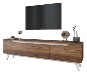 Designový TV stolek Eilis 180 cm vzor ořech