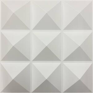 Grace Tvrzený 3D obkladový panel PVC Pyramids 3D 500x500mm