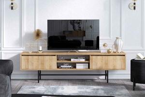 Designový TV stolek Umika 180 cm vzor dub