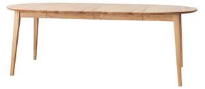 Stůl Orbetello rozkládací, dubový kulatý 90 cm do 190 cm