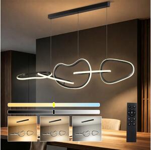 BRILAGI - LED Stmív. lustr na lanku SIGNATURE LED/80W/230V 120x25 cm černá + DO