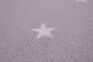 Vopi koberce Kusový dětský koberec Hvězdičky růžové - 80x120 cm