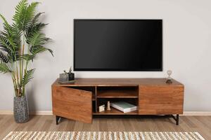 Designový TV stolek Nafasi 150 cm vzor ořech - Skladom